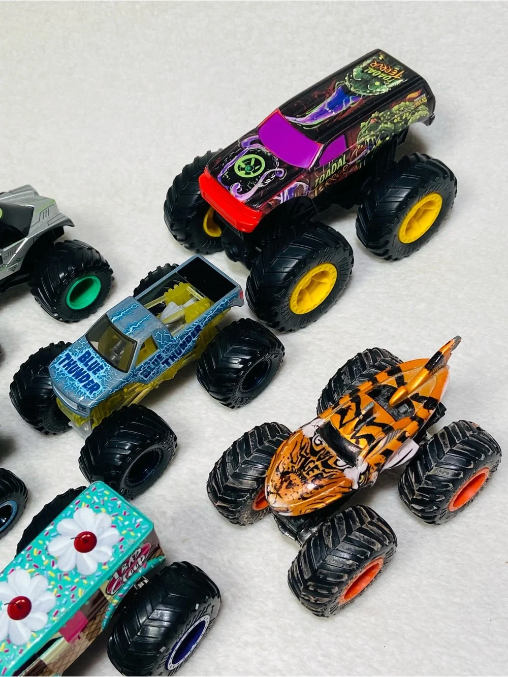 8 Hot Wheels Monster Trucks / Monster Jam Monster Trucks Toy Lot